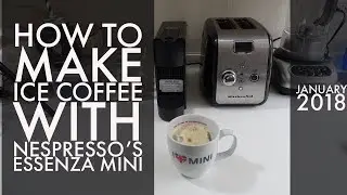 How to make ice coffee with Nespresso´s Essenza Mini | Tere Melgarejo
