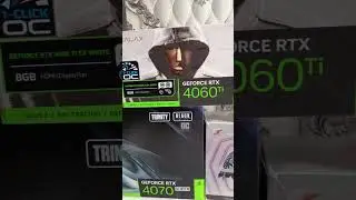 GPUs COLLECTION 2024 “RTX 3060, RTX 4060 Ti, RTX 4070 SUPER, RX 6600, RX 7600 XT“ #gpus #nvidia #amd