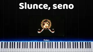 Slunce, seno | znělka - Piano tutorial