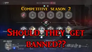 Overwatch: compeitive season 2 | should they  get banned from competitive?