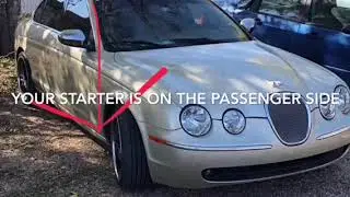 How to open Jaguar s type trunk with dead battery