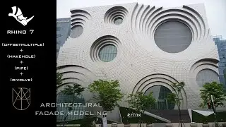 | Rhino 7 - Facade Modeling (Architectural Modeling)