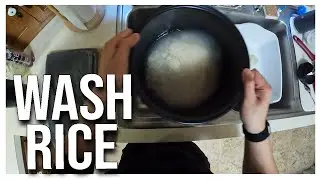 How to WASH Rice (before cooking)