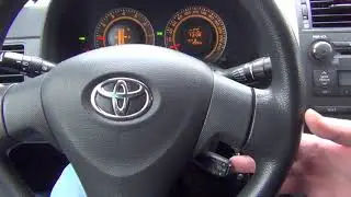 Test drive cruise control Toyota Corolla (E150)