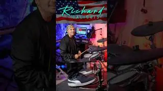 Trump - Eat The Cat 😺 (Drum Cover by Richard Galiguis) #Shorts