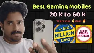 Best Gaming Mobiles 20 K to 60 K Under || 2024 flipkart & Amazon offer's