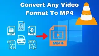 How to Convert Video Files [MOV, WMV, AVI, WebM, MKV, etc] to MP4 using VLC Media Player Urdu/Hindi