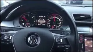 VW Passat Lane Assist. Ассистент удержания в полосе.