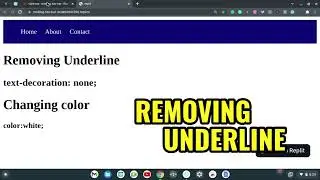 how to remove underline in HTML | Kalscode