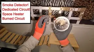 Troubleshoot Smoke Detector Sparking & Burning Smell Warning: Cant Share Circuits With Space Heater