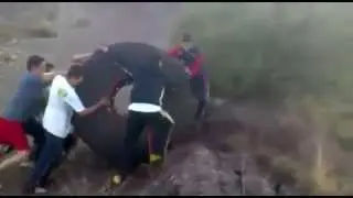 Полет шины от трактора - Flight tractor tires || SF