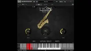 Acousticsamples VHorns Tenor Saxophone  k-strike MIDI Programming（MIDI data now on sale!）