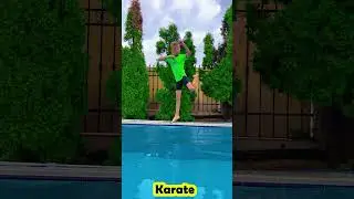 Hai la piscină 🌊 Types of people at the pool 🤣 Funny #shorts