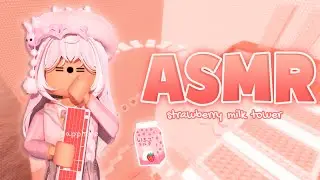 ROBLOX Strawberry Milk Tower but it's Keyboard ASMR  *lofi music*