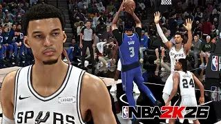 NBA 2K26 Gameplay: San Antonio Spurs vs Dallas Mavericks (PS5)