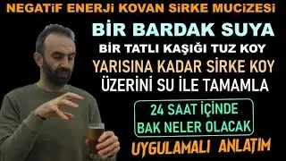 Tuz ve Sirke Mucizesi ile evdeki tüm negatif enerjiyi bitir! 24 Saat sonra evde bak neler olacak..!