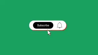 Subscribe and bell icon animation green screen background | Subscribe green screen (no copyright)