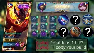 NEW ALDOUS 1 HIT BUILD AND EMBLEM (Aldous Guide, Rotation And Tutorial)