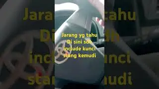 Kunci Stang kemudi sudah ada cuma jarang yg tahu...ini caranya