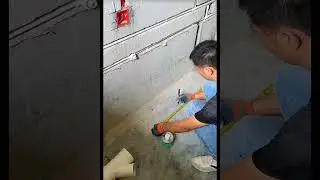 bathroom floor drain installation method 😲