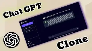 Chat GPT Clone🔥 |How to Make Chat GPT Use Of Only Html Css 