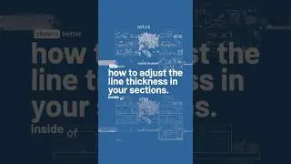 how to adjust the line thickness of your sections