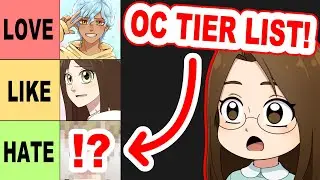 Ranking My 82 ORIGINAL CHARACTERS! 😲