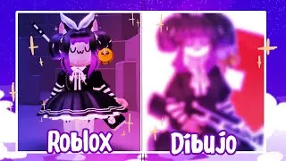 DIBUJO DE MI AVATAR DE ROBLOX | ✨