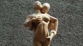Sculpture numérique sur hêtre (hauteur 34 cm)
