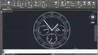 Drawing a Better Watch in AutoCAD 2015 Pt 5