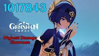 Candace 1 Million Damage Showcase Genshin Impact