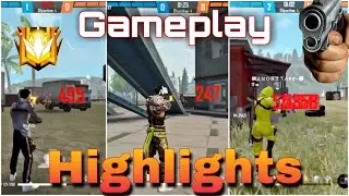 FREE FIRE GAMEPLAY  HEDSHOT HIGHLIGHTED VIDEO || BACK TO BACK ONETAP BY TLG