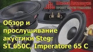 Обзор и  прослушивание  акустики Steg:  ST 650C, Imperatore 65 C