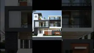 New modern beautiful double story house design #shots#architectual#housedesign#love #music#homedecor