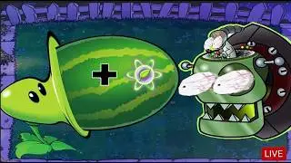 Strongest Fusion plants vs zombies hybrid mod game play