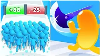 Join Clash 3d Vs Count Master 3d 🧿😍🧿Max All Update Levels Mobile Gameplay AA3