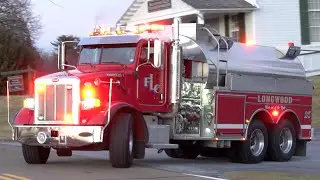 Longwood Fire Company Tanker 25-1 Responding
