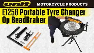 E1258 portable tyre changer bead breaker