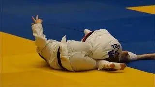 Intense Female Judo Match - Belgium foot on face
