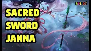 SACRED SWORD JANNA SKIN SPOTLIGHT - LEAGUE OF LEGENDS
