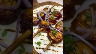 Куриные шашлычки с беконом #shorts