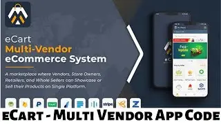 eCart multivendor app source code free download || how to make multivendor app in android studio