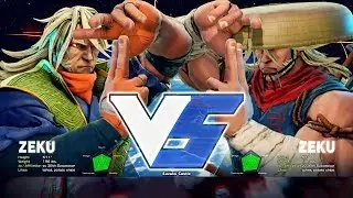Street Fighter 5 - Zeku Gameplay Matches