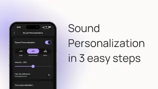 Mimi Sound Personalization in 3 easy steps