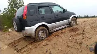 Daihatsu terios прокатился вечерком по карьеру