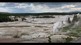 Norris Geyser at Yellowstone National Park, Wyoming 