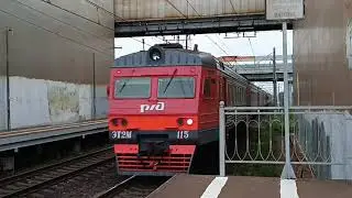 ЭТ2М 115 и ЭТ2М 118 20 лет  Моторвагоное депо Крюково на платформе Радищево