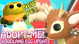 NEW BULLFROG WOODLAND PET IN ADOPT ME 🥚🐸🍄 Roblox Adopt Me New Woodland Egg Update
