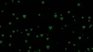 Video Overlay Effect #64 | Green Love Particles | No Copyright Effect