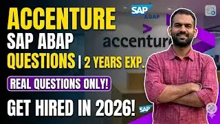 Accenture 2 years exp. SAP ABAP questions 